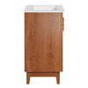 Modway Miles Vanity 24 Inch White Walnut MDY-EEI-6482-WHI-WAL