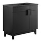 Modway Miles Vanity, 36 Inch, Black Black