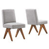 Lyra Boucle Fabric Dining Room Side Chair - Set of 2  - No Shipping Charges