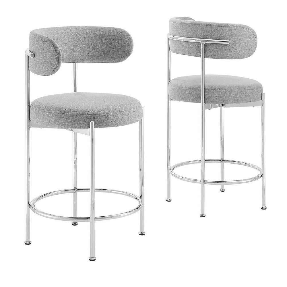 Albie Fabric Counter Stools - Set of 2  - No Shipping Charges