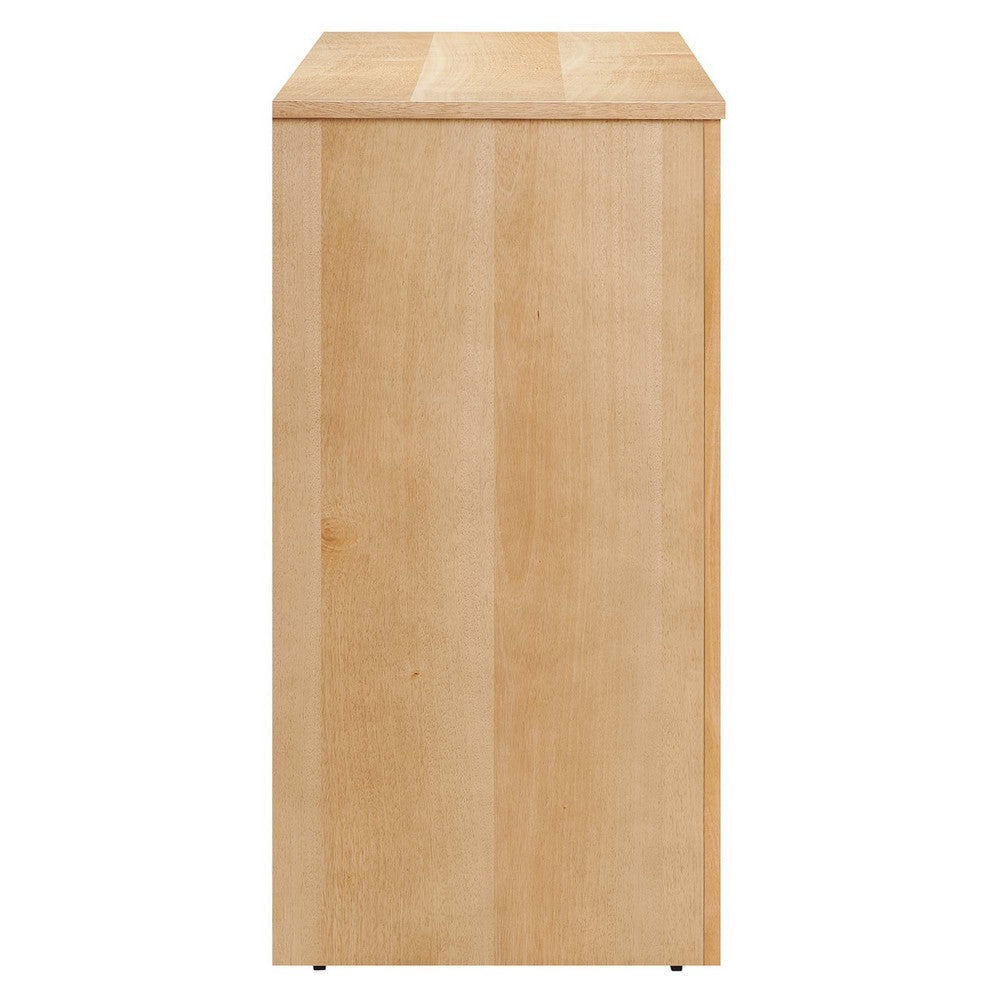 Modway Appia 3-Door Arched Door Sideboard Storage Cabinet Oak MDY-EEI-6536-OAK