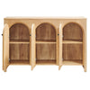Modway Appia 3-Door Arched Door Sideboard Storage Cabinet Oak MDY-EEI-6536-OAK