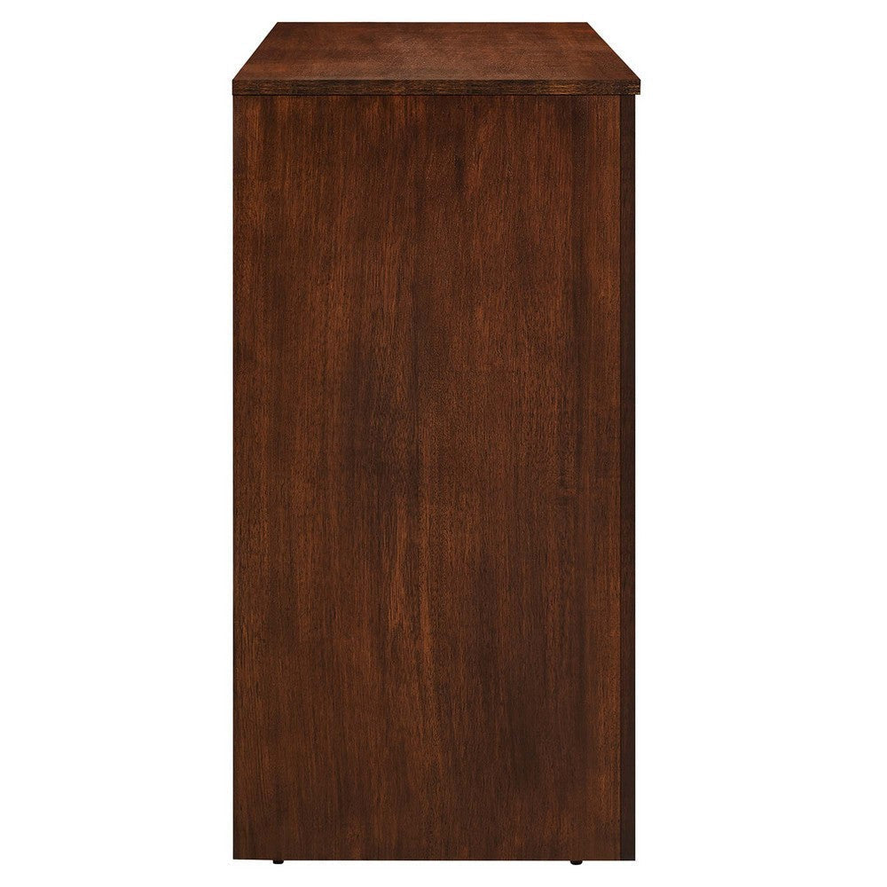 Modway Appia 3-Door Arched Door Sideboard Storage Cabinet Oak MDY-EEI-6536-OAK