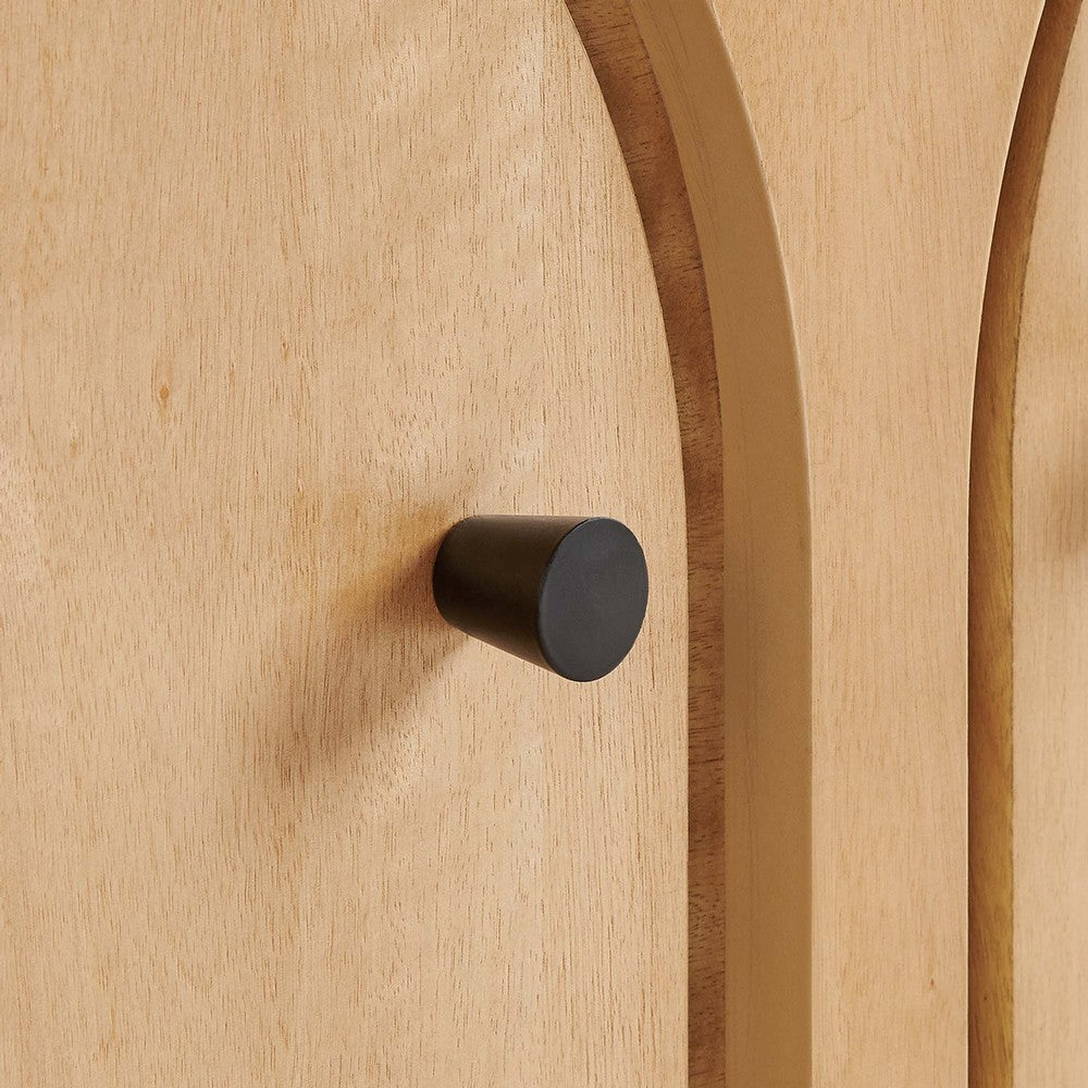 Modway Appia 2-Door Arched Door Storage Cabinet Oak MDY-EEI-6537-OAK