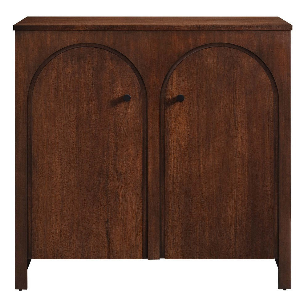 Modway Appia 2-Door Arched Door Storage Cabinet Oak MDY-EEI-6537-OAK