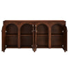 Modway Appia Wood Grain 4-Door Sideboard Storage Cabinet Oak MDY-EEI-6538-OAK