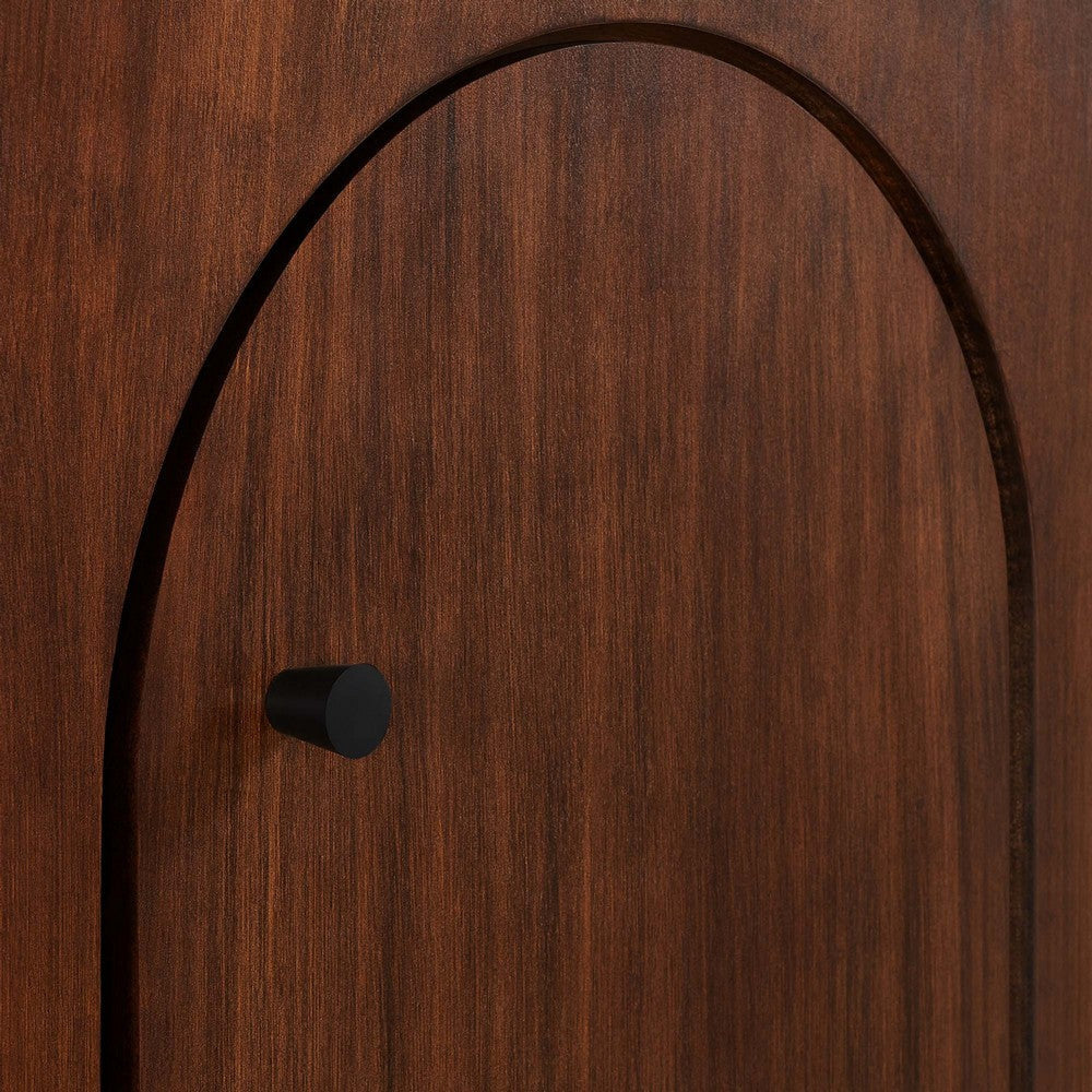 Modway Appia Wood Grain 4-Door Sideboard Storage Cabinet Oak MDY-EEI-6538-OAK