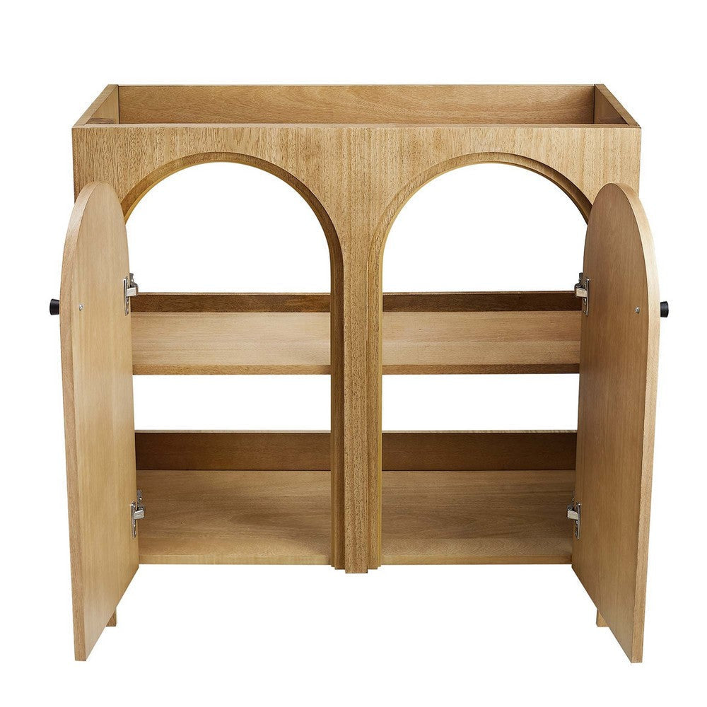 Modway Appia 36’’ Bathroom Vanity Cabinet (Sink Basin Not Included) Oak MDY-EEI-6540-OAK