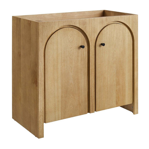 Modway Appia 36" Bathroom Vanity Cabinet (Sink Basin Not Included) Oak