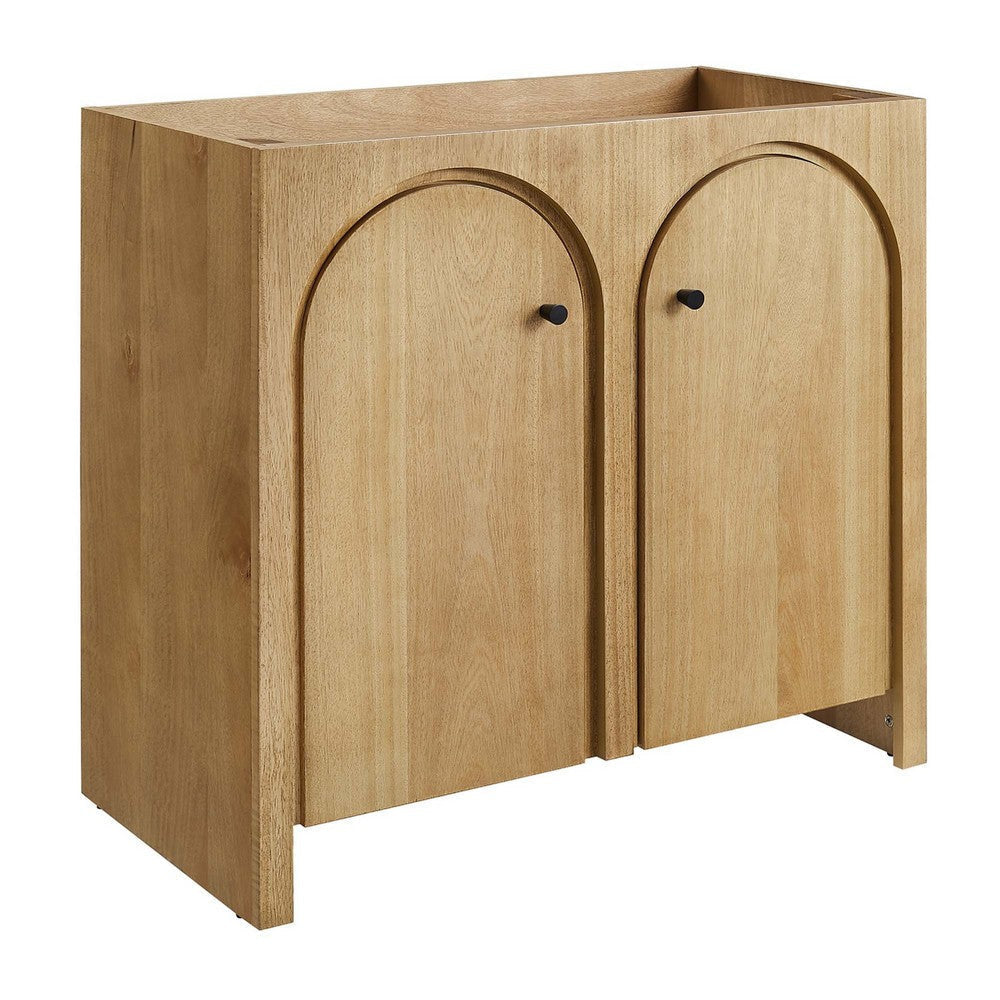 Modway Appia 36" Bathroom Vanity Cabinet (Sink Basin Not Included) Oak