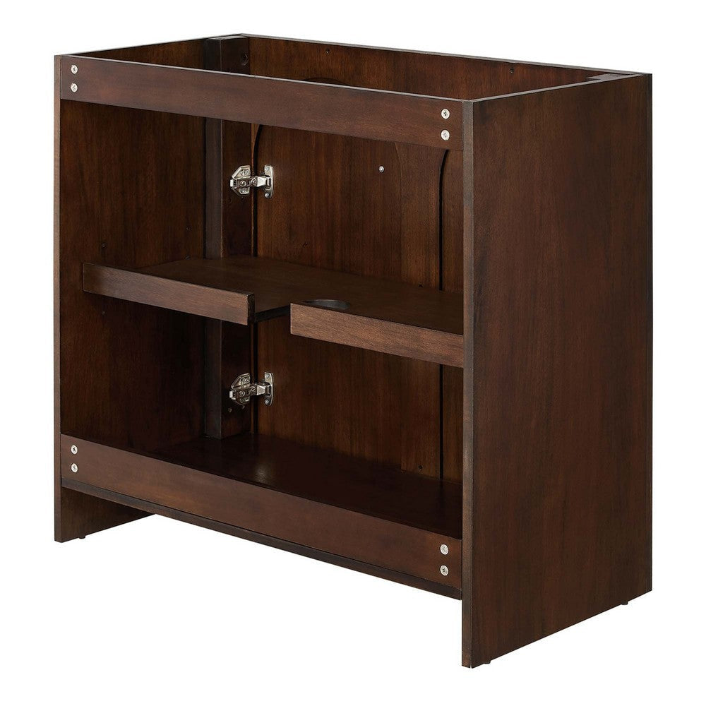 Modway Appia 36’’ Bathroom Vanity Cabinet (Sink Basin Not Included) Oak MDY-EEI-6540-OAK