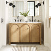 Modway Appia 48" Bathroom Vanity Cabinet (Sink Basin Not Included) Oak