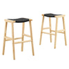 Saoirse Woven Rope Wood Bar Stool - Set of 2  - No Shipping Charges