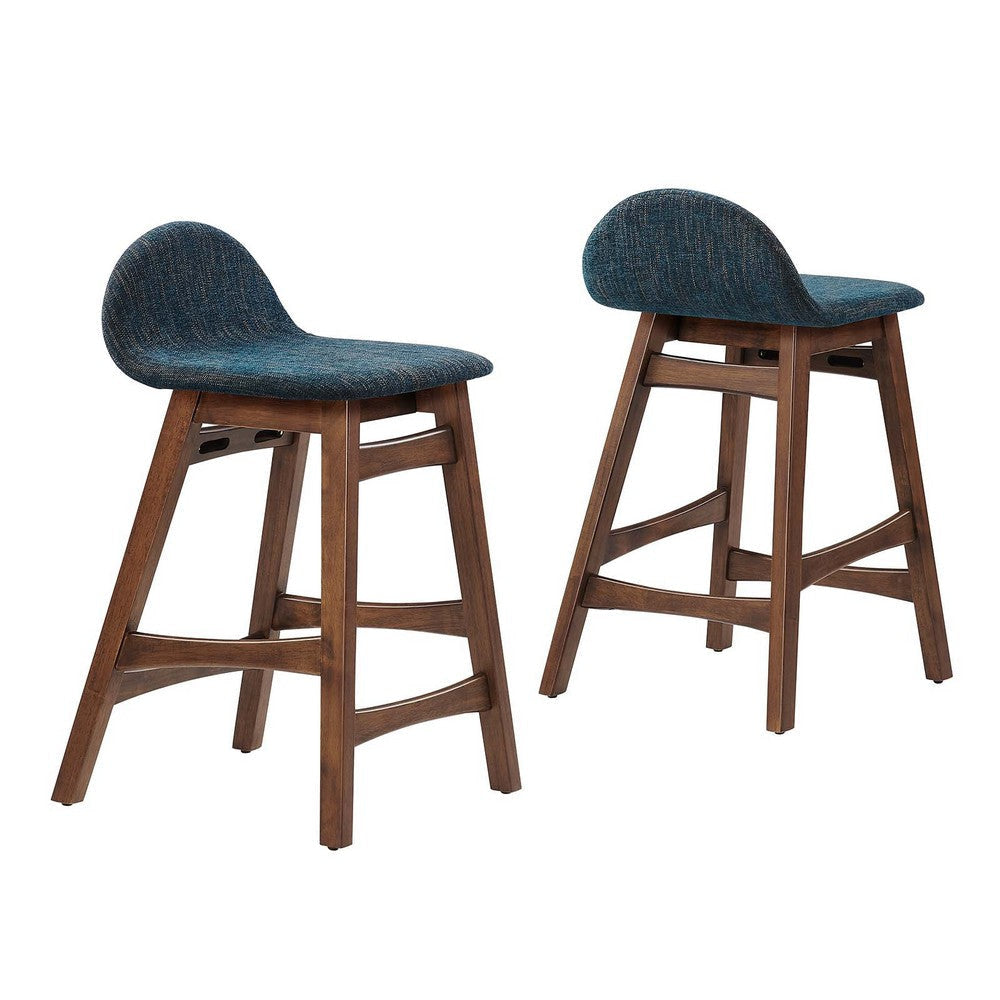 Juno Wood Counter Stool - Set of 2 - No Shipping Charges MDY-EEI-6555-HEA