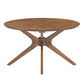 Modway EEI-6557-WAL Crossroads Round Wood Coffee Table Walnut MDY-EEI-6557-WAL