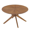 Modway EEI-6557-WAL Crossroads Round Wood Coffee Table Walnut MDY-EEI-6557-WAL