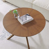 Crossroads Round Wood Coffee Table  - No Shipping Charges
