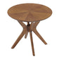 Crossroads 24” Round Wood Side Table  - No Shipping Charges