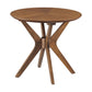 Modway Crossroads Wood, 24” Side Table, Walnut