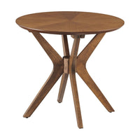 Modway Crossroads Wood, 24â€ Side Table, Walnut
