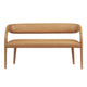 Modway Pinnacle Vegan Leather Accent Bench in Tan MDY-EEI-6570-TAN