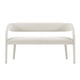 Modway Pinnacle Boucle Fabric Accent Bench in Ivory MDY-EEI-6571-IVO