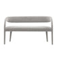 Modway Pinnacle Boucle Fabric Accent Bench in Taupe MDY-EEI-6571-TAU