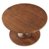 Modway Lina Round Wood Coffee Table in Walnut MDY-EEI-6574-WAL