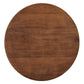 Modway Lina Round Wood Coffee Table in Walnut MDY-EEI-6574-WAL