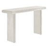 Modway Relic Console Table-Textured Cement Concrete Finish in White