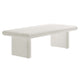 Modway EEI-6578-WHI Relic Concrete Textured Coffee Table, White
