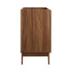 Modway Soma Rattan Weave Bathroom Vanity Cabinet (Sink Basin Not Included) 30 Inch Walnut MDY-EEI-6587-WAL