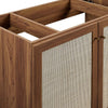 Modway Soma Rattan Weave Bathroom Vanity Cabinet (Sink Basin Not Included) 36 Inch Walnut MDY-EEI-6588-WAL