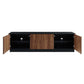 Modway Holden 63” Modern Stand in Black Walnut Supports up to 70 inch TVs MDY-EEI-6598-BLK-WAL