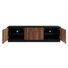 Modway Holden 63” Modern Stand in Black Walnut Supports up to 70 inch TVs MDY-EEI-6598-BLK-WAL