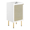 Chaucer 18" Bathroom Vanity Cabinet (Sink Basin Not Included) by Modway| White