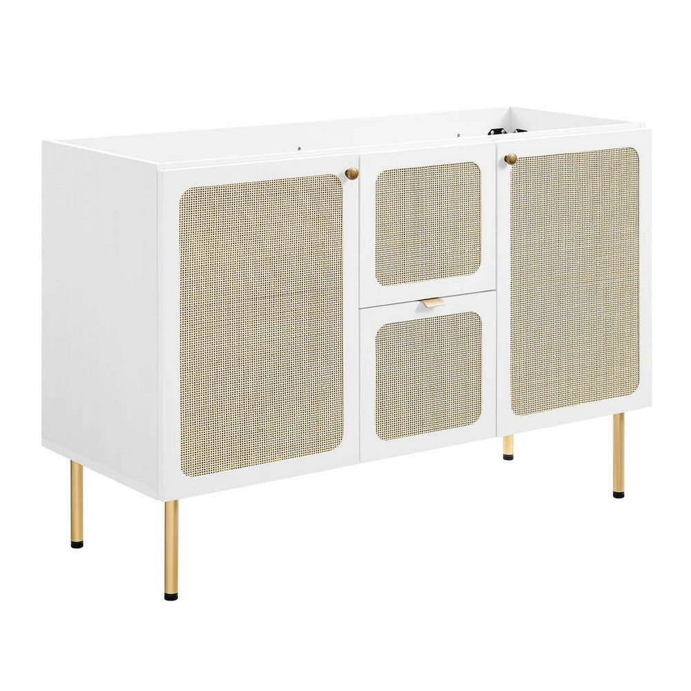 Chaucer 48" Bathroom Vanity Cabinet (Sink Basin Not Included) by Modway| White