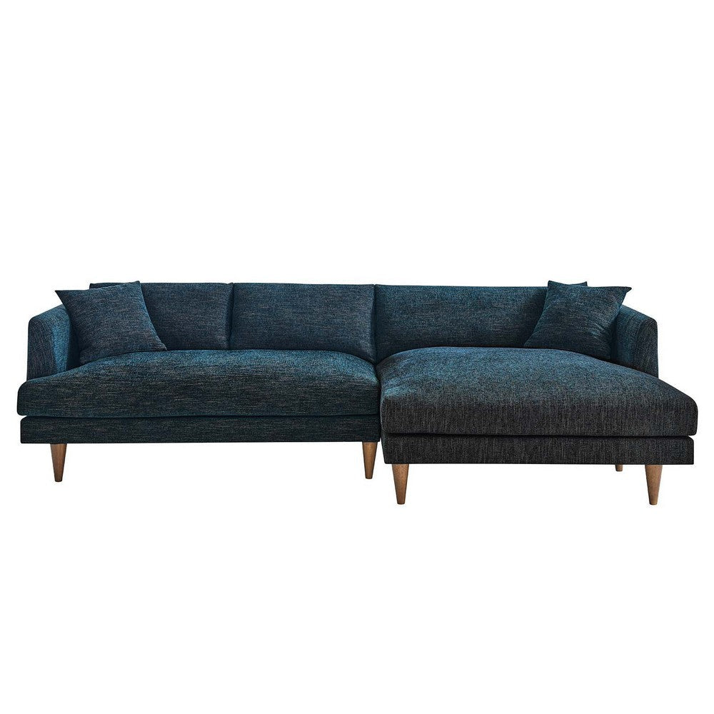 Modway Zoya Sofas Heathered Weave Azure MDY-EEI-6612-HEA