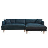 Modway Zoya Sofas Heathered Weave Azure MDY-EEI-6612-HEA