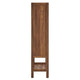 Capri Tall Wood Grain Standing Storage Cabinet - No Shipping Charges MDY-EEI-6620-WAL