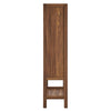 Capri Tall Wood Grain Standing Storage Cabinet  - No Shipping Charges