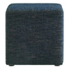 Callum 17" Square Woven Heathered Fabric Upholstered Ottoman  - No Shipping Charges
