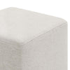 Callum 17’ Square Woven Heathered Fabric Upholstered Ottoman - No Shipping Charges MDY-EEI-6636-HEA