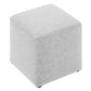 Callum 17’ Square Woven Heathered Fabric Upholstered Ottoman - No Shipping Charges MDY-EEI-6636-HEA