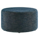 Callum Large 29’ Round Woven Heathered Fabric Upholstered Ottoman - No Shipping Charges MDY-EEI-6647-HEA