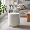 Modway 16’’ Round Performance Velvet Upholstered Upholstered Ottoman