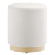 Modway 16" Round Performance Velvet Upholstered Upholstered Ottoman