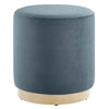 Tilden 16" Round Performance Velvet Upholstered Ottoman by Modway