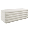 Mezzo Boucle Upholstered Storage Bench  - No Shipping Charges