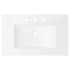 Modway Chaucer 30” Bathroom Vanity in Oak White Ceramic Sink Basin 30 Inches MDY-EEI-6695-OAK-WHI